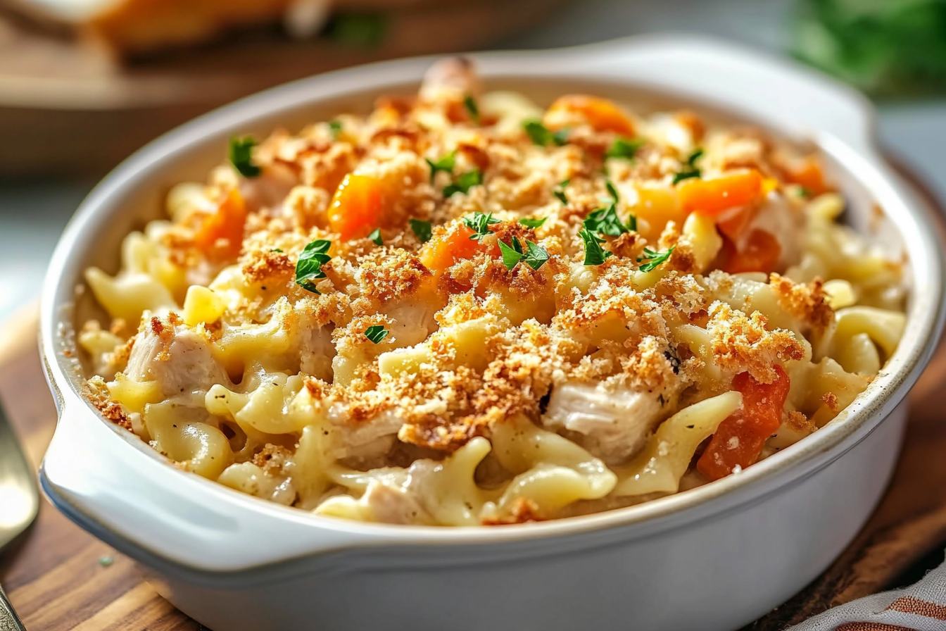 Dolly’s Cozy Chicken Noodle Casserole