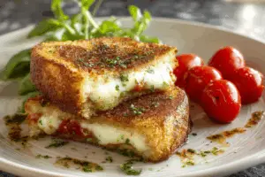 Garlic Bread Grilled Cheese