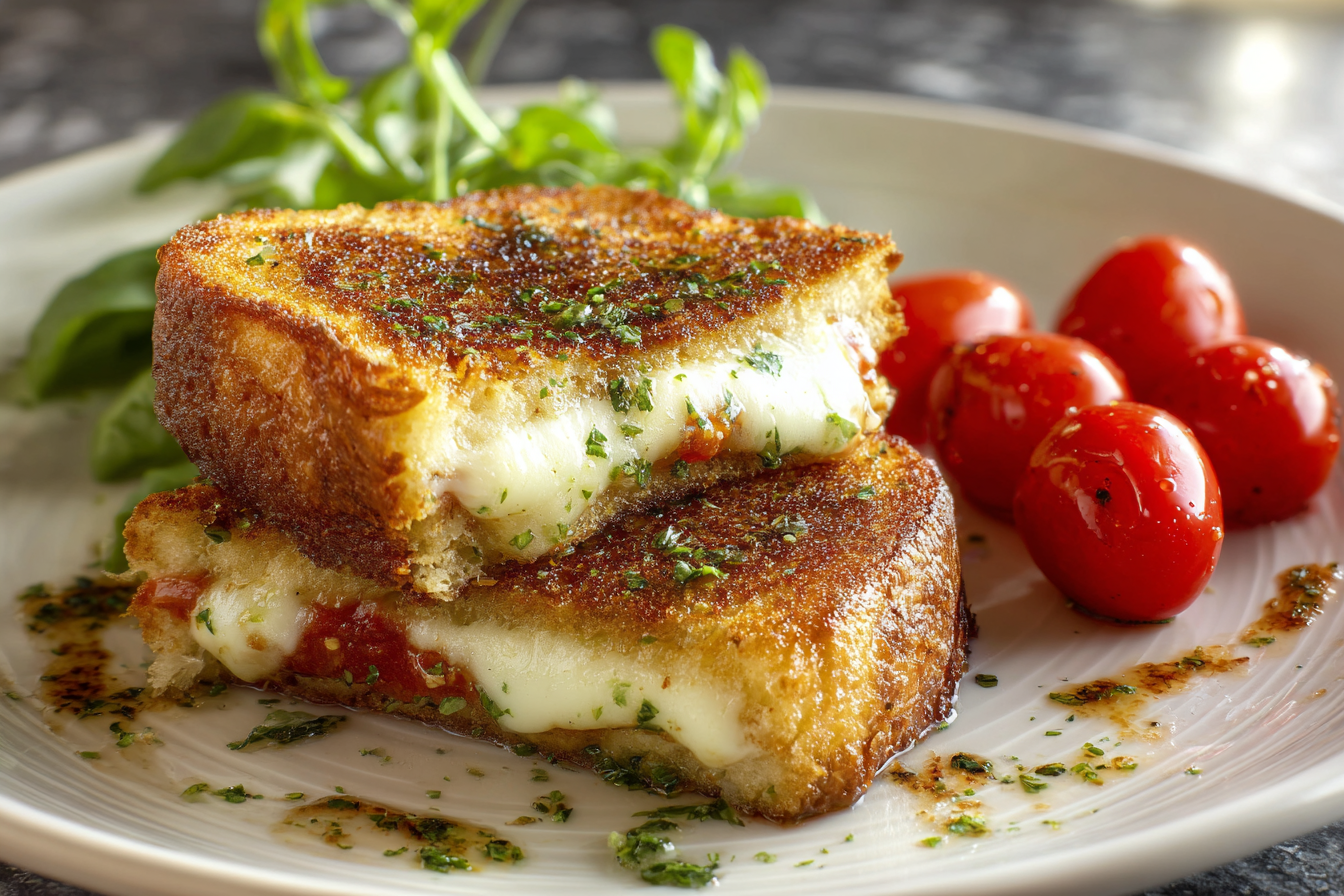 Garlic Bread Grilled Cheese