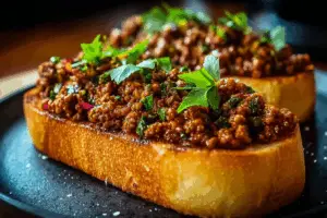 Garlic Bread Sloppy Joes