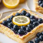Lemon-Blueberry Puff Pastry Tart