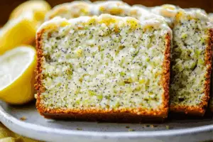 Lemon Poppyseed Zucchini Bread
