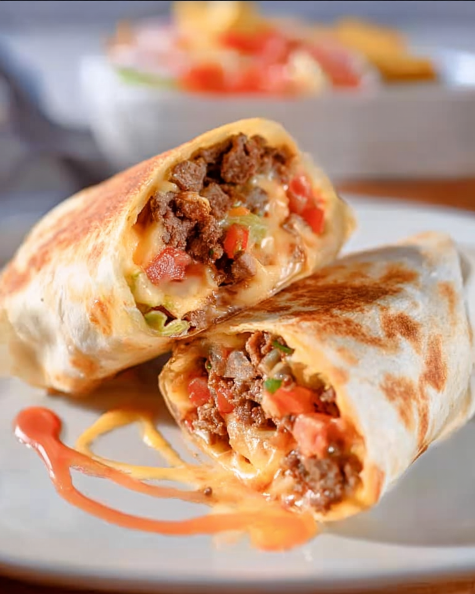 Nachos Cheese Beef Wrap