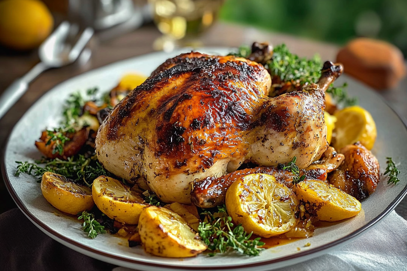 Preserved Lemon Roasted Chicken