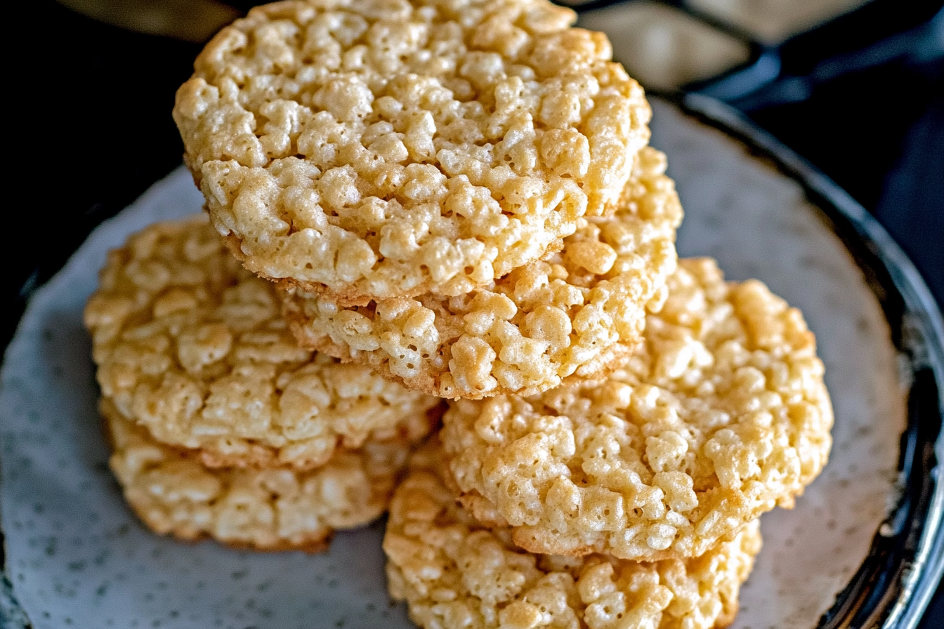Rice Krispie Treat Cookies