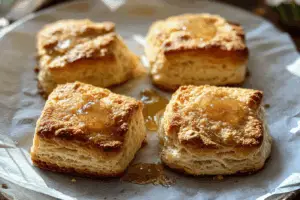 Salted Honey Butter Buttermilk Biscuits