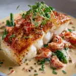 Seaside Snapper with Lobster Cream Sauce Delight 5 Seaside Snapper with Lobster Cream Sauce
