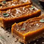 Sweet Potato Pie Bars with toasted marshmallow topping