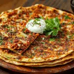 Savory Turkey Lahmacun with Harissa Dill Yogurt 5 Turkey Lahmacun with Harissa Dill Yogurt