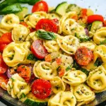 Zesty Italian Tortellini & Veggie Pasta Salad Delight 5 Zesty Italian Tortellini & Veggie Pasta Salad