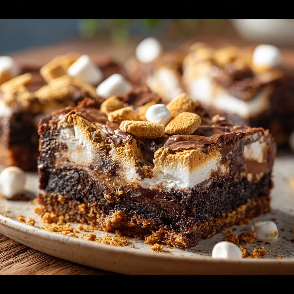 How to store and freeze s’mores brownies properly