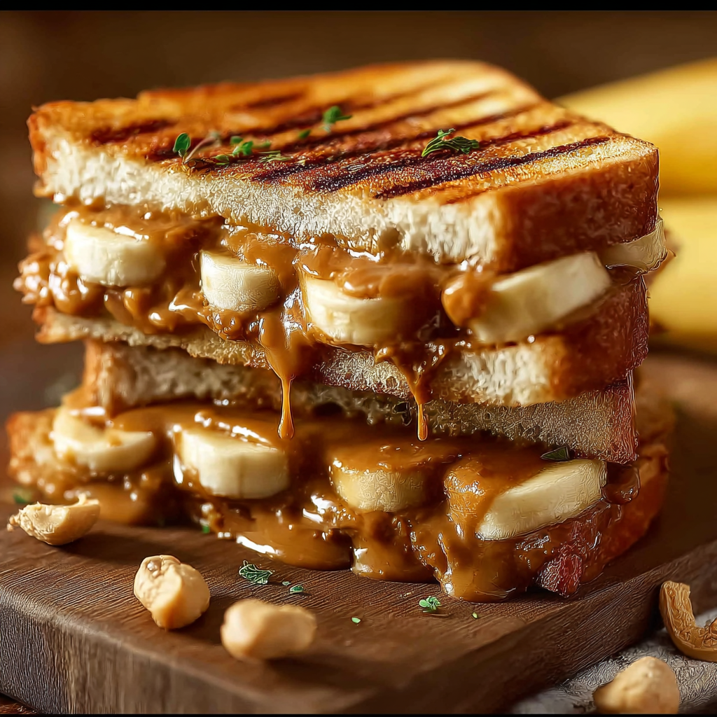 Creative banana sandwich idea for kids