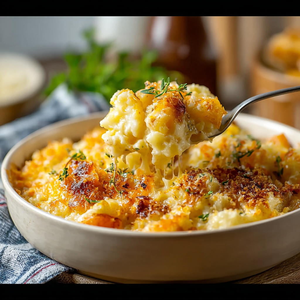Mixing hash browns and cheese for funeral potatoes