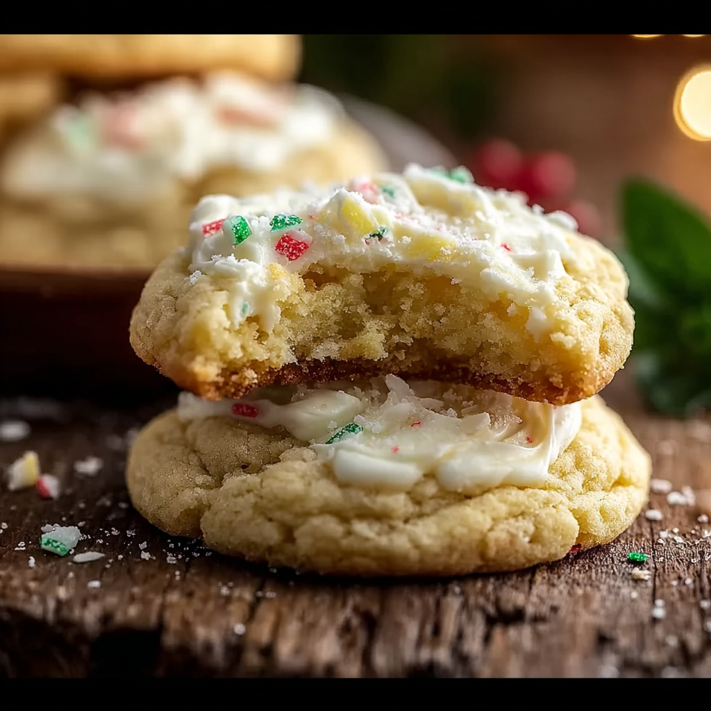 lemon coconut cheesecake cookie dough scooped on baking tray