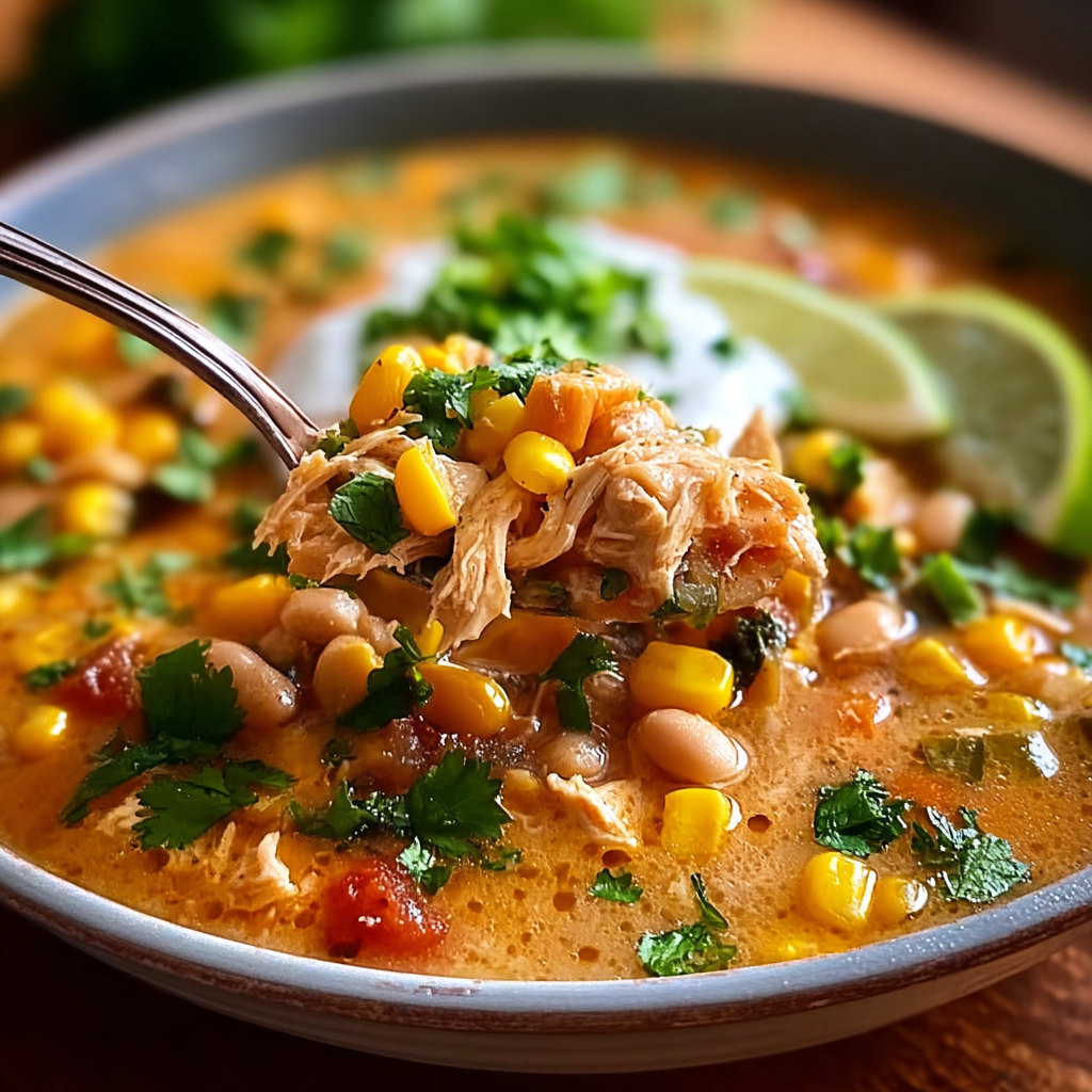 How to cook Mexican Street Corn White Chicken Chili