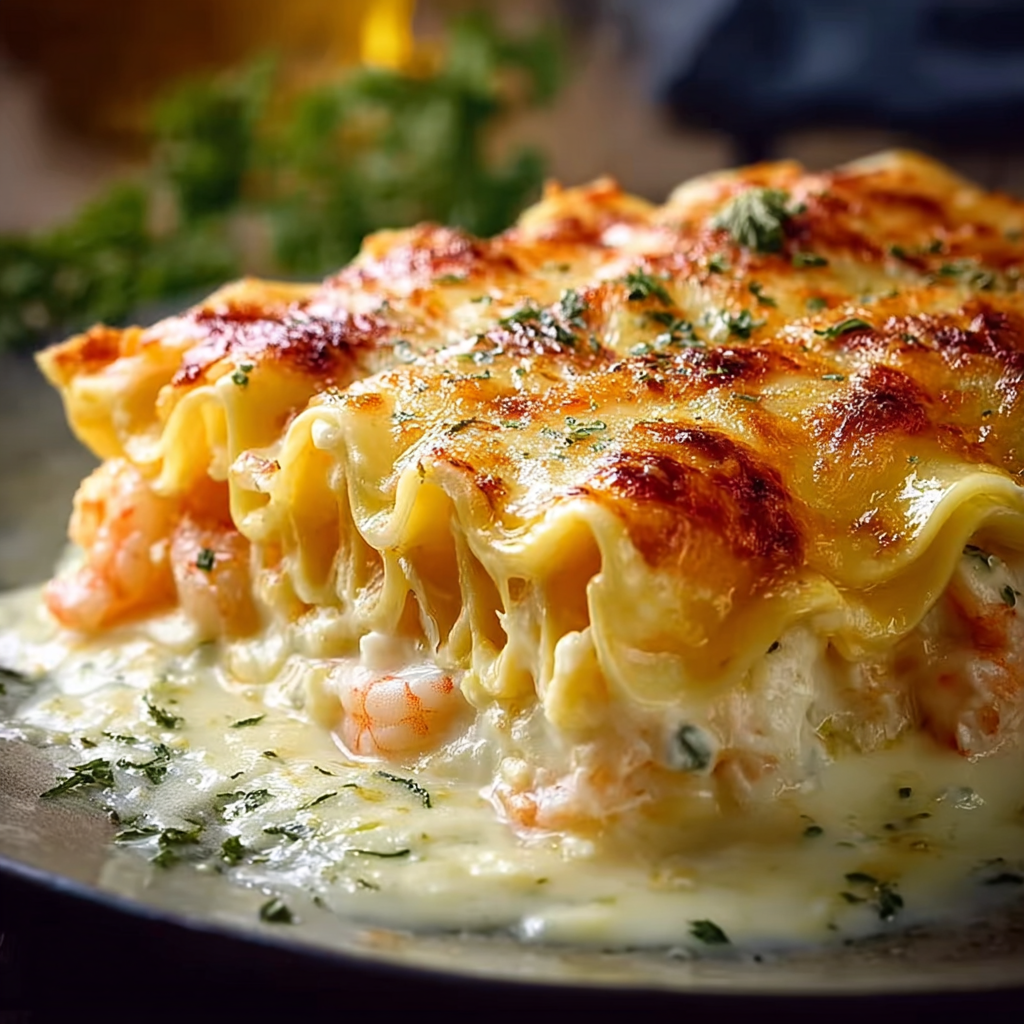 What to serve with seafood lasagna