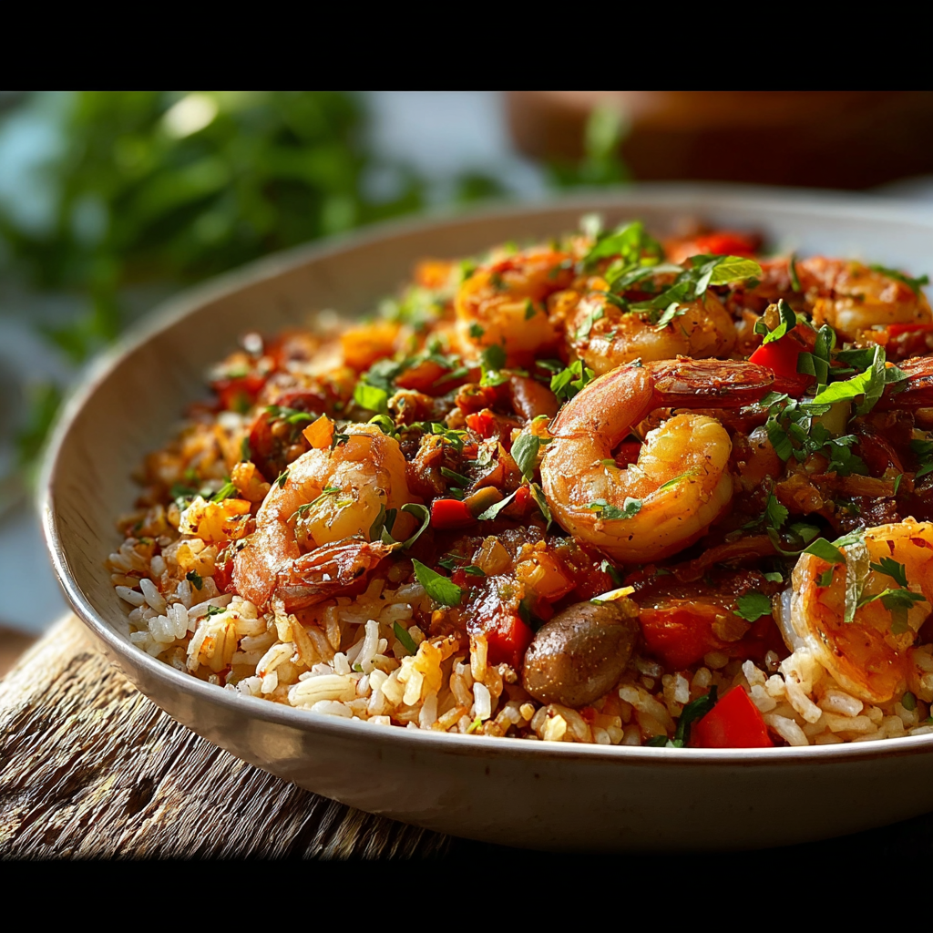 Shrimp and rice meal prep bowls for the week