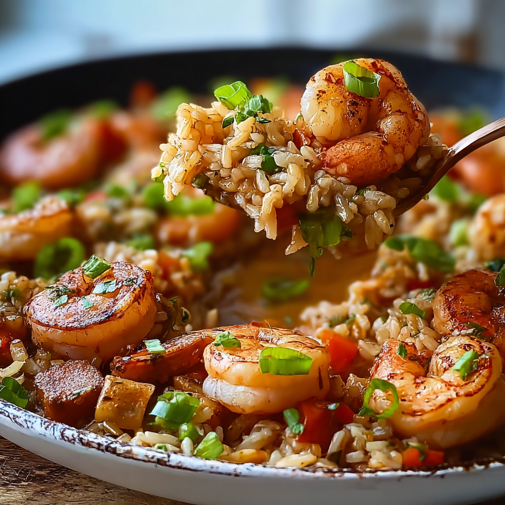 Shrimp and rice recovery meal with broccoli
