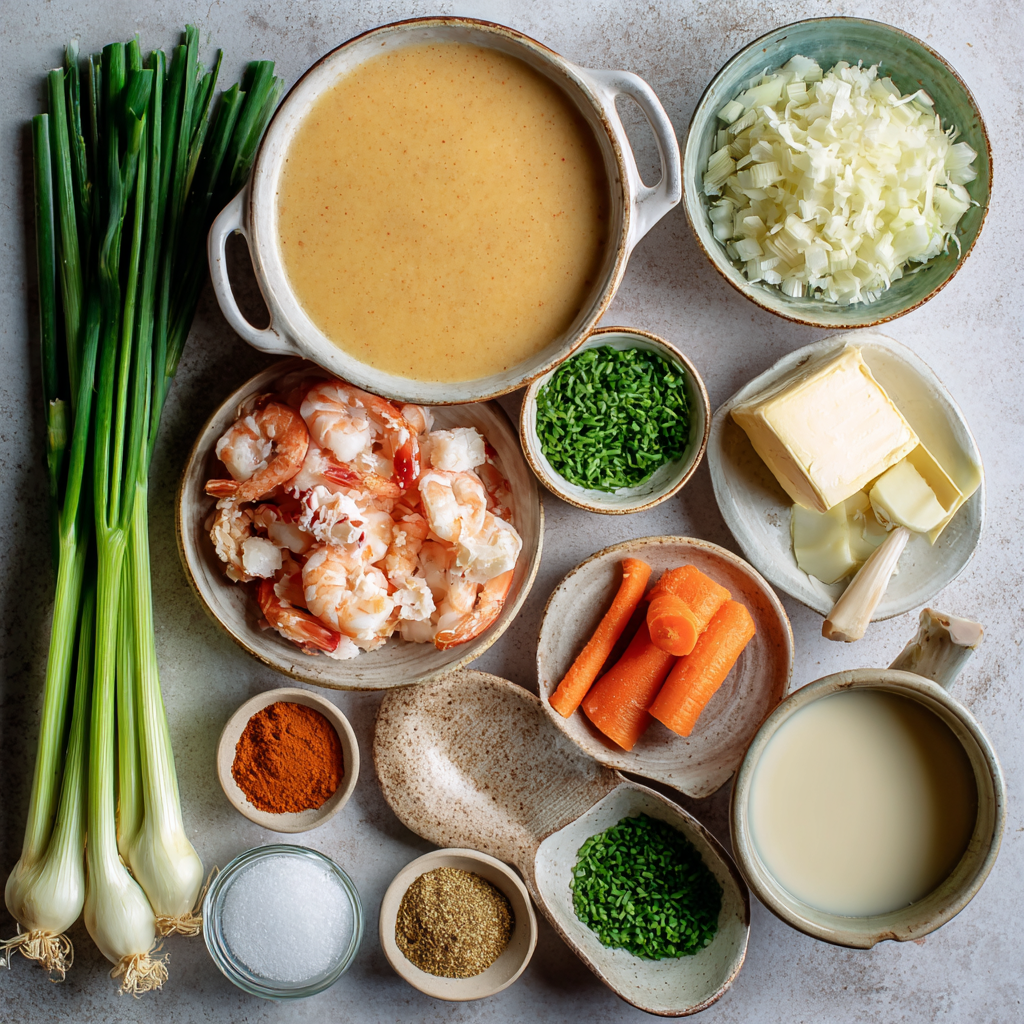 Slow cooker creamy crab and shrimp seafood bisque