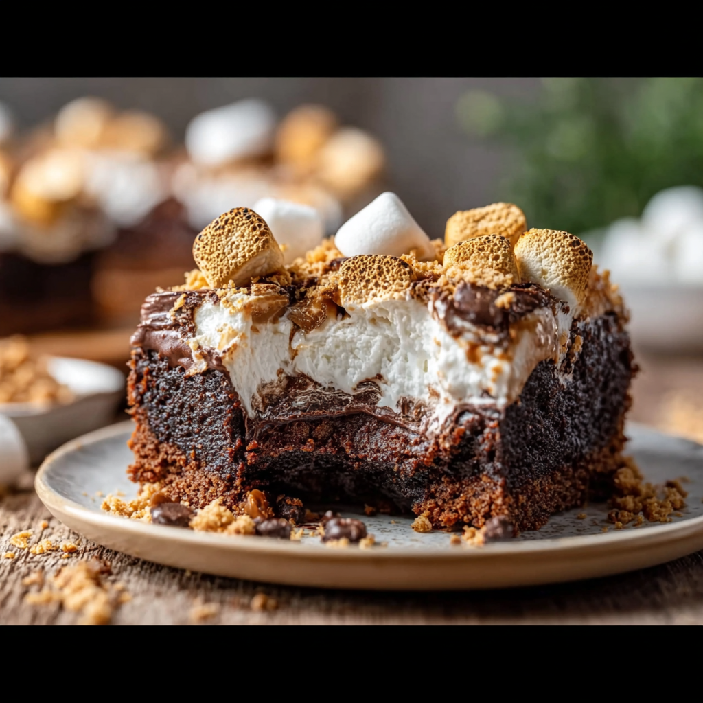 Assorted S’Mores Brownie variations with creative toppings
