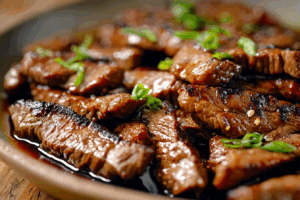 Ingredients for honey soy steak glaze recipe